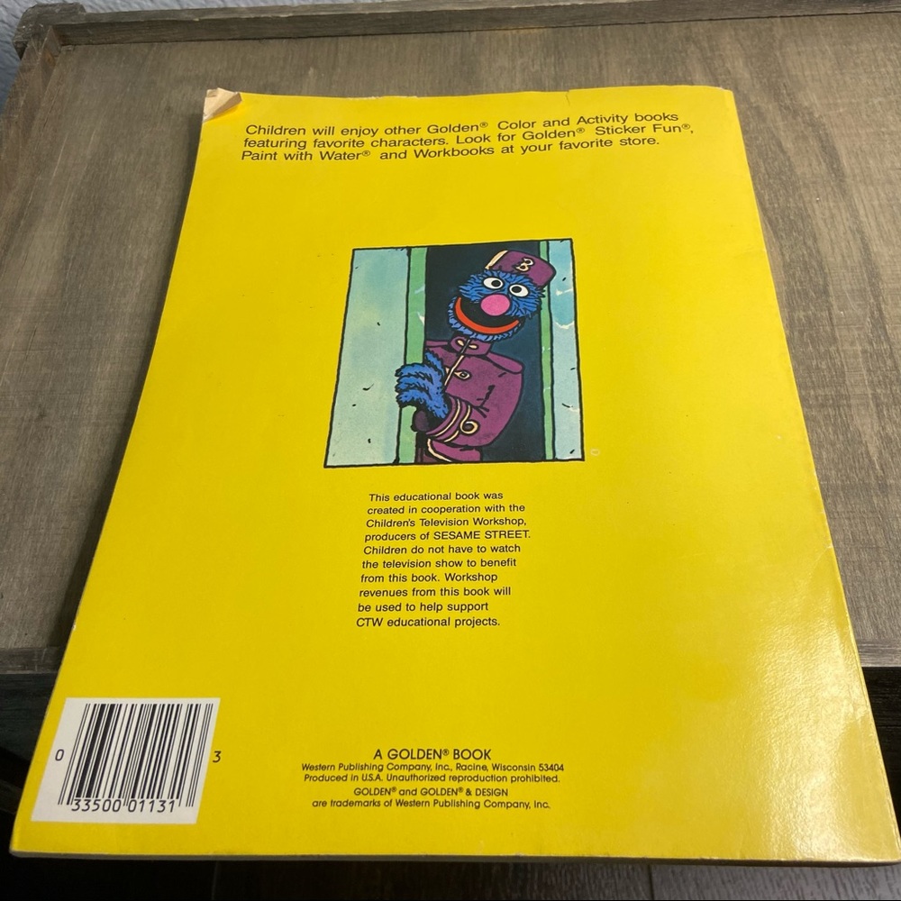 Vintage Sesame Street Coloring Book - Picture 3 of 4